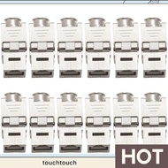 12 Pcs RJ45  Cat7 Cat6A Shielded  Zinc Alloy Module Network  Jack Connector Adapter 10GB Network tou