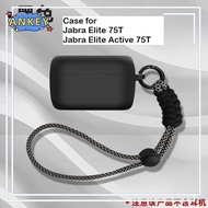 for Jabra Elite Active 75T Protective Case Nylon Lanyard Soft Cover Jabra Elite 75T Shells Washable 