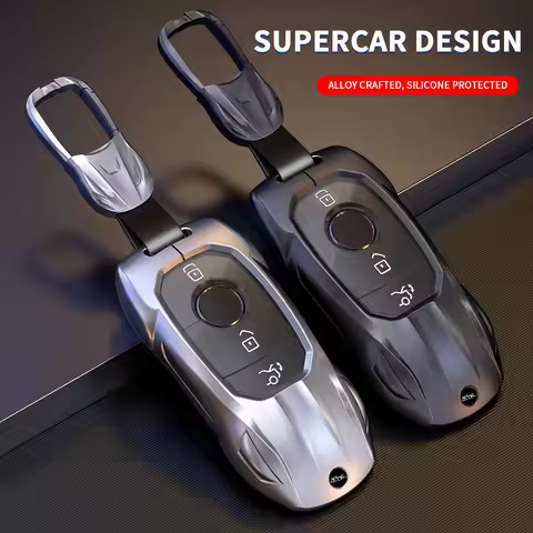 Zinc alloy car key cover for Mercedes-Benz A-Class remote control cover Mercedes-Benz A180 A200 Key