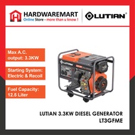 LUTIAN 3.6KW ELECTRIC START DIESEL GENERATOR LT3GFME