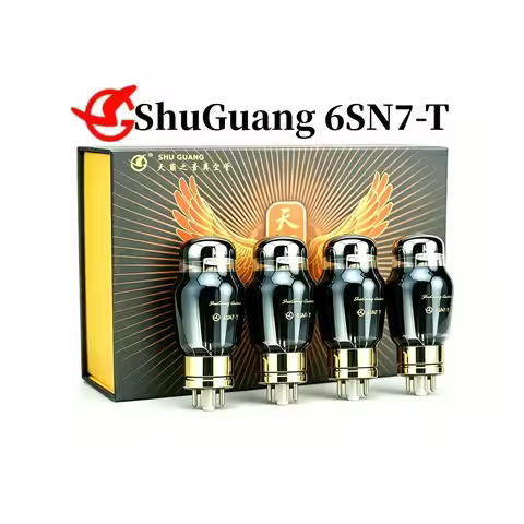 ShuGuang Vacuum Tube 6SN7-T Replace 6SN7 6SN7GT 6N8P CV181 5692 HIFI Audio Valve Electron Tube Pream