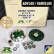RAPIDO CVT PULLEY ROLLER HONDA VARIO 160 ADV 160 PULLEY ROLLER SET 100% ORIGINAL PULLEY ADV160 VARIO