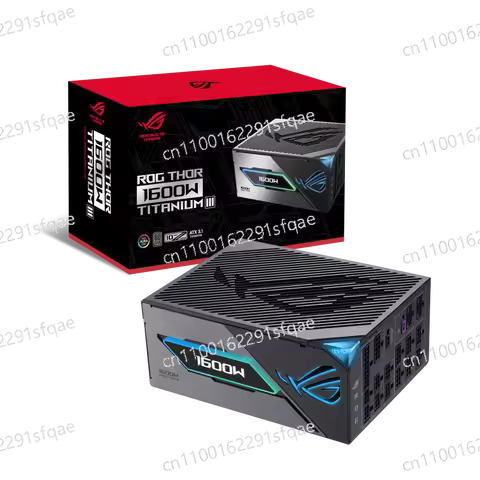 ROG THOR III 1600W Titanium 80+ PSU - Magnetic OLED Display Gaming Desktop Computer Power Supply