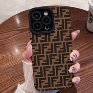 Luxury FF Leather Phone Case for IPhone 11 12 13 14 Pro Max 7 8 Plus X XR XS MAX 11Pro 13Pro SE 2020