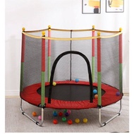 Kids Trampoline Jumper Indoor Outdoor Children Bouncer Jumping Bed Trampolin kanak kanak 儿童跳床 蹦蹦床 55