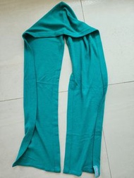 ellesse green hood scarf hoodie 綠色圍巾連帽子