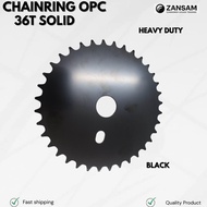 Chainring OPC 36T Solid – Heavy Duty Single Speed Chainring (Black)