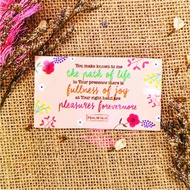 In The Beloved Psalm 16:11 Bible Verse Card Christian Encouragement Gift Card