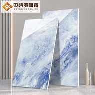 600x1200Living Room Butterfly Toilet Blue Non-Slip Bathroom Blue Cloud Wall Tiles Balcony Floor Tile