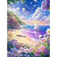 Paint By Number Fantastic Landscape Kits For Adults Handpainted DIY Coloring By Number Home Decorati
