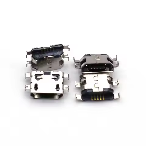 100Pcs Micro USB Charging Dock Connector Charge Jack Port For Infinix Hot 8 9 10 Play For Intel A36 