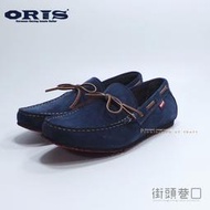 ORIS 一腳登男仕休閒鞋 堅固 耐穿 真皮 休閒 透氣 S7937B04 藍色 【街頭巷口 Street】