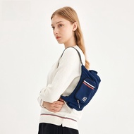 ELLE Active | กระเป๋าสะพายข้างผ้าลายสก็อต ELLE Active กระเป๋าสะพายข้างแบบลำลองสำหรับกลางแจ้ง กระเป๋า