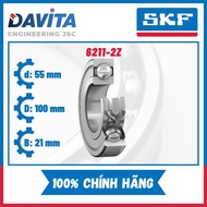 Genuine SKF bearings 6211, 6211/C3, 6211-2Z, 6211-2Z/C3, 6211-2RS1, 6211-2RS1/C3