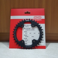 Oxo mtb chainring Asymmetric round 34T 36T BCD 96 Fits crank deore