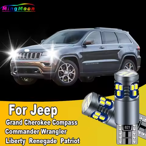 2Pcs T10 For Jeep Grand Cherokee ZJ WJ WK WK2 Wrangler YJ TJ JK Renegade Compass Commander Patriot L