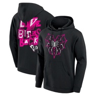 2025 Wwe Mens Black AJ Lee Love Bites Back HoodieS-5XL