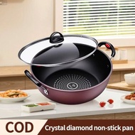 Covered Soup Pot Non Stick Pot Induction Stew Pot Induction Cooker Thickened Stew Pot 26/28/30cm