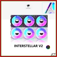 Jungle Leopard Interstellar V2 ARGB 3Pin PWM 12cm Fan / Splicing / Building Block Fan / PC Case Fan
