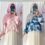 ASKA.ID - ADYA TIE DYE CROP TOP MUSLIMWanita