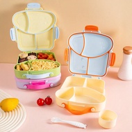 Hộp đựng salad màu tím/xanh dương/vàng, hộp đựng cơm Bento hâm nóng bằng lò vi'sóng, hộp đựng cơm tr