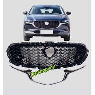 Mazda CX-30 Front Bumper Grille Molding Trim Chrome garnish Curve Lower DEPAN SARONG GRILL grill gri