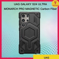 UAG MONARCH PRO MAGNETIC SERIES GALAXY S24 ULTRA CASE 軍用級防撞防摔手機殼 (Carbon Fiber) SKU: 214416114242 UP