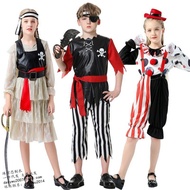 Halloween Funny Variety Funny Costume Circus Pirate Costume Clown Costume Clown Costume Children Cos