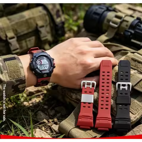 Silicone Rubber Watch Band For Casio G Shock GW9400 GW 9300 G-9200 Camouflage Color Strap Waterproof