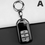 TPU Remote Car Key Case for Honda Civic Accord Vezel Fit CRV HRV Crz Hrv Polit Jazz Jade Protector Shell Keychain Auto Accessories