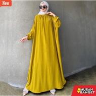 Abaya shopee haul 2024 MAUREN ABAYA DRESS GAMIS PREMIUM MUSLIM DRESS AIRFLOW CRINCKLE DEODORA