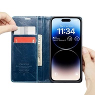 SOFT CASE FOR OPPO RENO 7Z RENO 7 4G RENO 7 5G C002 CASEON FLIP LEATHER CASE HORSE SERIES LEATHER CO