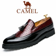 Camel shoes men Camel leather shoes men big size 45 46 men camel shoe