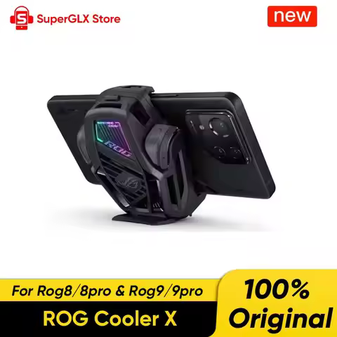 Original ASUS ROG AeroActive Cooler X For Rog 8/8pro, Rog Phone 9/9pro Funcooler Cooling Fan Holder 