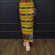 ROK SPAN PANJANG MOTIF TENUN ROK WISUDA
