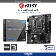 MSI PRO H610M-G WIFI | Micro-ATX | DDR5 | Motherboard