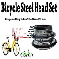 Bicycle Steel Ball Bearing Head Set (28.6mm)