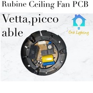 RUBINE Ceiling Fan PCB Board / Receiver For Vetta Picco Fitto Primo