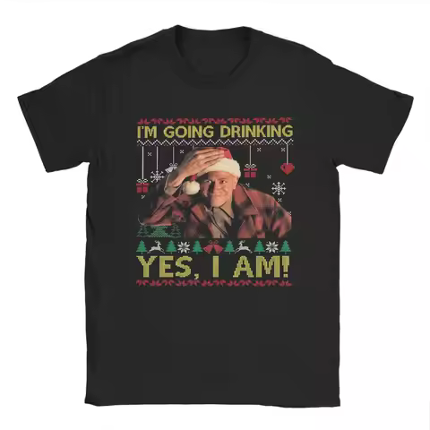 Charlie Hunnam Ed Gein Im Going Drinking Yes I Am Christmas T-Shirt Summer Y2K T-Shirts 100% Cotton 