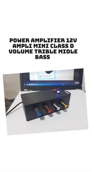 Power Amplifier Stereo 12v Plus Tone Control trible bass volume dan midle / ampli mini / amplifier mini 12 v stereo