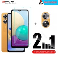 Tempered Glass OPPO A17 Screen Protector Handphone Bonus Camera Protector