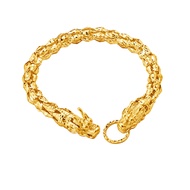 Citigems 916 Gold Dragon Bite Bracelet