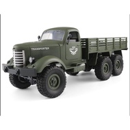 JJRC Q60 6WD RC Off-road Car Military Truck Inclined Plane Differential / Shock Absorbers / Speed Co