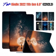 For Kindle 2022 11th Generation 6.0-inch Case Kindle C2V2L3 Ereader Protective Case Fashion Beautifu