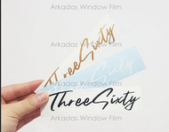 Sticker Frame Sepeda Three Sixty ThreeSixty 3Sixty Lipat Vinyl Cutting