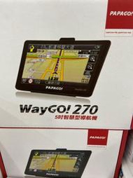 Papago WAYGO 270 5吋衛星導航 最新區間測速照相提醒