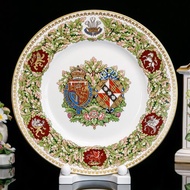 英國製Minton明頓1981年美滿人生皇家結婚限量骨瓷盤歐式牆壁掛盤