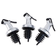 AFMY 3pcs Stainless Steel  Bottle Stopper Liquor Bottle Pourer Stopper Dispenser  HOT