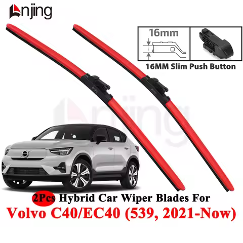 LNJING Car Wiper Blades For Volvo C40 Recharge EC40 539 2021-Now