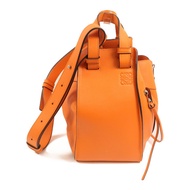 LOEWE 牛皮皮革Hammock Small銀扣手挽肩背兩用袋